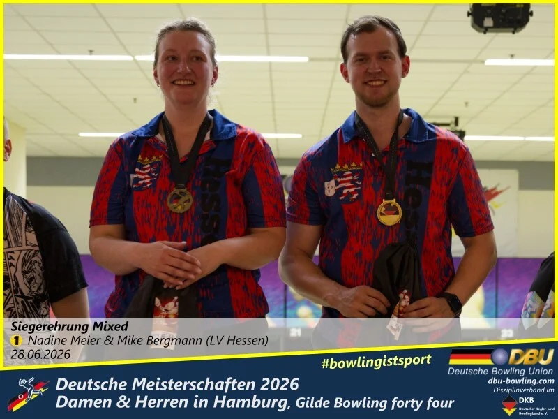 Deutscher Meister Nadine und Mike